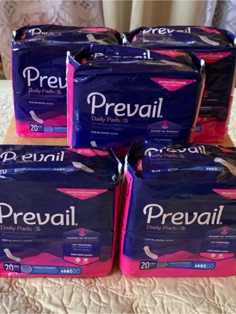 Prevail Daily Pads - Protective Daily Liners